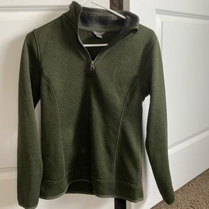 eddie bauer quarter zip sweater
